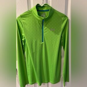 Under Armour Long Sleeve - Neon Green YXL (fits W Med)